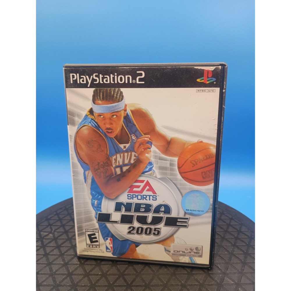 NBA Live 2005 PS2 Sony PlayStation 2 2004 Black Label No Manual EA Sports